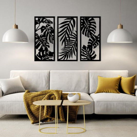 Leaf-Inspired 3-Piece Wall Art Set WP01